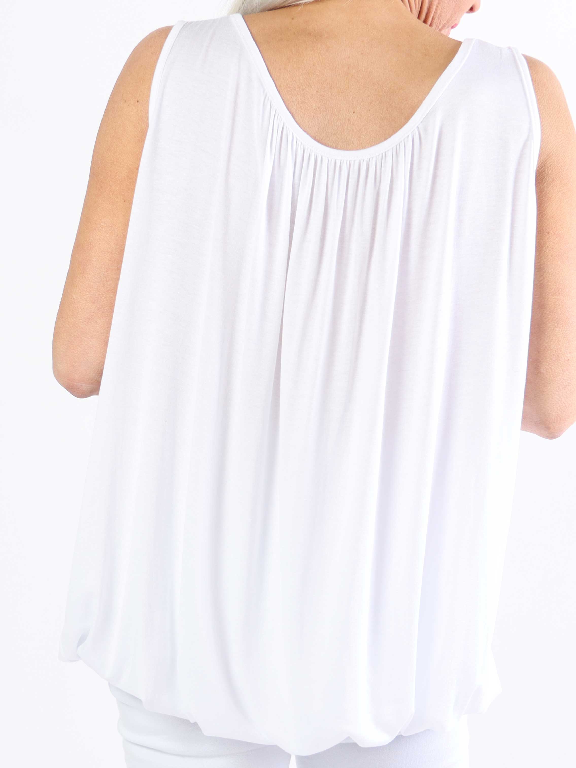 Miracle top - Basic plus size-topp med resår i nederkanten (bestseller)